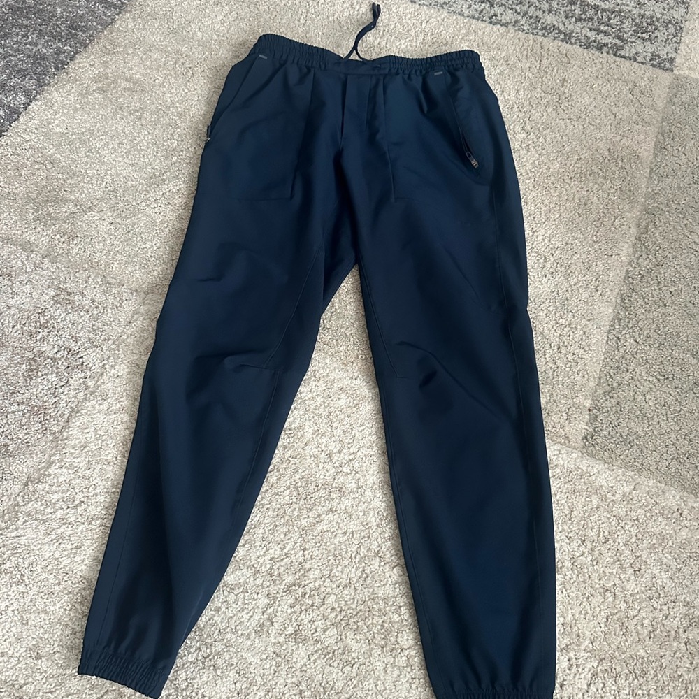 Men's Blue Lululeon License to Train Joggers - Picture 2 of 4